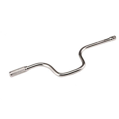 Μανέλα ταχείας περιστροφής 1/2" 410mm
Η περιστρεφόμενη λαβή προσφέρει εξαιρετικά γρήγορη δράση για
το σφίξιμο και την αφαίρεση βιδών
Η σφαιρική συγκράτηση βοηθάει να ασφαλίσουν τα καρυδάκια
στην κεφαλή του δίσκου
Λαβή με αυλακώσεις για άνεση και έλεγχο
Πλ