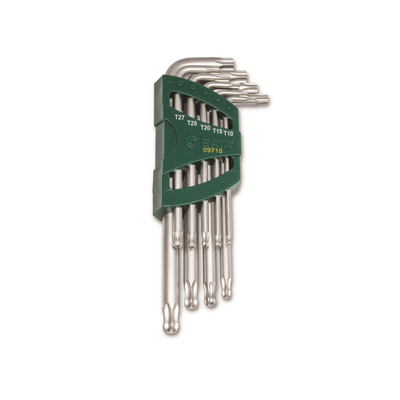 Torx μπίλια μακριά σετ 9τεμ. T10 - T15 - T20 - T25 - T27 - T30 - T40 - T45 - T50 / ST09715