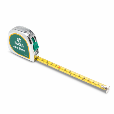 Μέτρο μετρικό και ίντσας με λάμα 16mm - 3m - 10'
Κατασκευή από ABS για αυξημένη αντοχή και ανθεκτικότητα στα
χτυπήματα
Λάμα σε έντονο κίτρινο χρώμα με ευανάγνωστους αριθμούς
Η διαφανής επίστρωση παρατείνει τη διάρκεια ζωής της λάμας και
των ενδείξεων της