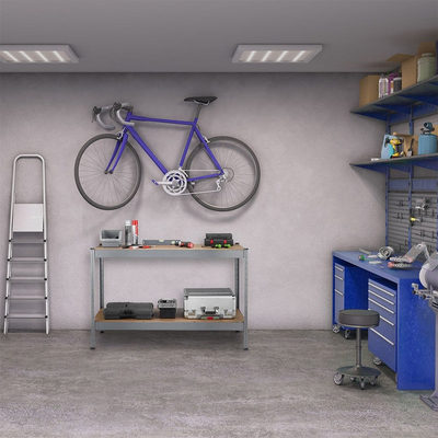 Champion Γαλβανιζέ Πάγκος Εργασίας 2 Επιπέδων Υψηλής Αντοχής 90x120x60