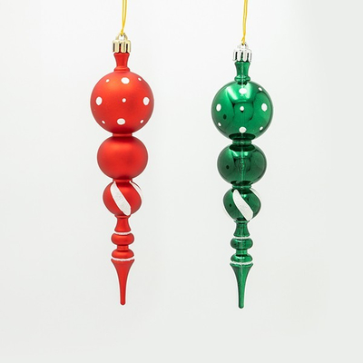 ΠΛΑΣΤΙΚΟ ΣΤΟΛΙΔΙ, ΣΤΑΛΑΚΤΙΤΗΣ, ΠΡΑΣΙΝΟ ΚΟΚΚΙΝΟ, ΣΕΤ 4ΤΜΧ, 18cm