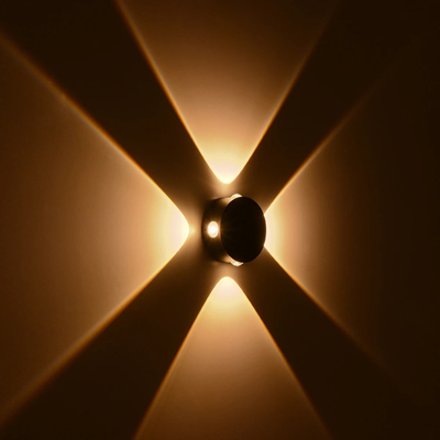 kelvo® ARKOS KLV-101-0107 Μοντέρνο Φωτιστικό Τοίχου - Απλίκα LED 8W 840lm 15° AC 220-240V Αδιάβροχο IP65 Θερμό Λευκό 2700K - Lumileds COB Chip & TÜV SÜD Driver - Μαύρο Ματ - Μ13 x Π5.5 x Υ13cm - 5 Χρόνια Εγγύηση