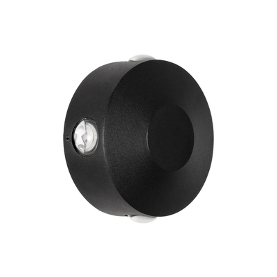 kelvo® ARKOS KLV-101-0107 Μοντέρνο Φωτιστικό Τοίχου - Απλίκα LED 8W 840lm 15° AC 220-240V Αδιάβροχο IP65 Θερμό Λευκό 2700K - Lumileds COB Chip & TÜV SÜD Driver - Μαύρο Ματ - Μ13 x Π5.5 x Υ13cm - 5 Χρόνια Εγγύηση