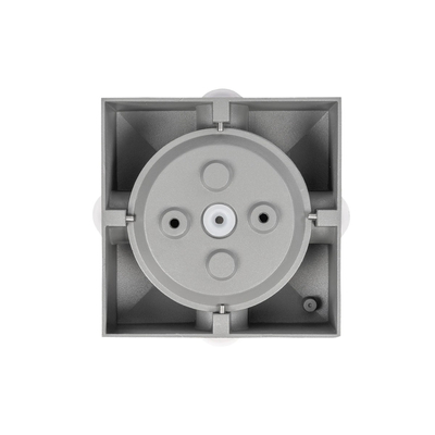 kelvo® ARKOS KLV-101-0111 Μοντέρνο Φωτιστικό Τοίχου - Απλίκα LED 8W 840lm 15° AC 220-240V Αδιάβροχο IP65 Θερμό Λευκό 2700K - Lumileds COB Chip & TÜV SÜD Driver - Γκρι Ανθρακί Ματ - Μ14 x Π5.5 x Υ14cm - 5 Χρόνια Εγγύηση