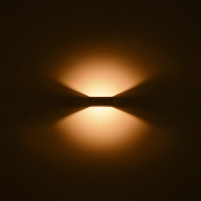 kelvo® AURA KLV-101-0118 Μοντέρνο Φωτιστικό Τοίχου - Απλίκα LED 7W 875lm 45° AC 220-240V Αδιάβροχο IP65 Θερμό Λευκό 2700K - Bridgelux COB Chip & TÜV SÜD Driver - Λευκό Ματ - Μ15 x Π12.5 x Υ4.5cm - 5 Χρόνια Εγγύηση