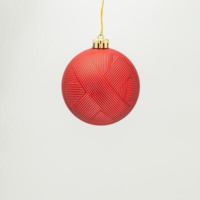 ΠΛΑΣΤΙΚΗ ΜΠΑΛΑ, ΚΟΚΚΙΝΗ ΜΕ ΕΦΕ ΠΛΕΞΗΣ, ΣΕΤ 6ΤΜΧ, 8cm