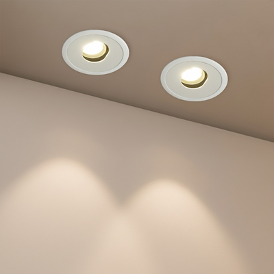 kelvo® ASYMMETRICAL KLV-101-0130 Χωνευτό Downlight Σποτ LED 7W 840lm 15°x30° AC 220-240V IP20 Θερμό Λευκό 2700K - Bridgelux COB Chip & TÜV SÜD Driver - Λευκό Ματ - Μ8.3 x Π8.3 x Υ8.16cm / Q7.25cm - 5 Χρόνια Εγγύηση