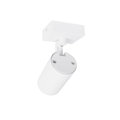 kelvo® SPOTA KLV-101-0135 Μοντέρνο Κινούμενο Φωτιστικό Σποτ Οροφής με Ντουί 1 x GU10 90° AC 220-240V IP20 - Λευκό Ματ - Μ7 x Π6 x Υ14cm