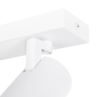 kelvo® SPOTA KLV-101-0143 Μοντέρνο Κινούμενο Φωτιστικό Σποτ Οροφής με Ντουί 5 x GU10 90° AC 220-240V IP20 - Λευκό Ματ - Μ79.5 x Π6.3 x Υ14cm