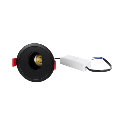 kelvo® ASYMMETRICAL KLV-101-0133 Χωνευτό Downlight Σποτ LED 7W 875lm 15°x30° AC 220-240V IP20 Φυσικό Λευκό 4500K - Bridgelux COB Chip & TÜV SÜD Driver - Μαύρο Ματ - Μ8.3 x Π8.3 x Υ8.16cm / Q7.25cm - 5 Χρόνια Εγγύηση