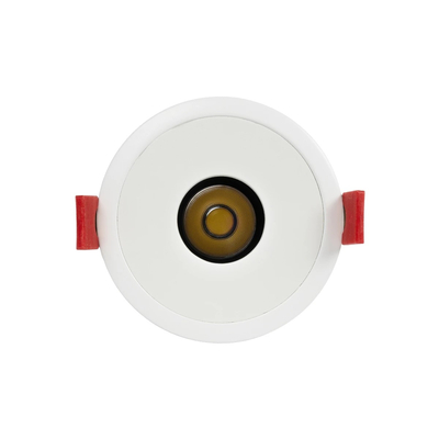 kelvo® PINADO KLV-101-0127 Χωνευτό Downlight Σποτ LED 7W 875lm 15° AC 220-240V IP20 Φυσικό Λευκό 4500K - Bridgelux COB Chip & TÜV SÜD Driver - Λευκό Ματ - Μ8.3 x Π8.3 x Υ8.16cm / Q7.25cm - 5 Χρόνια Εγγύηση