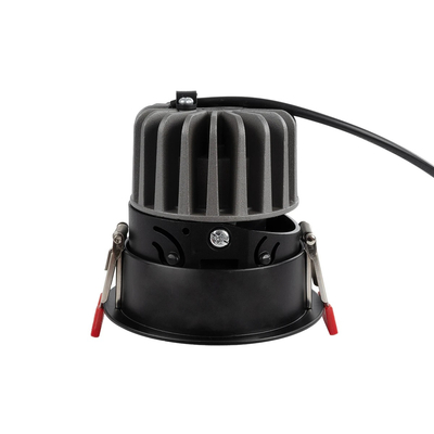 kelvo® PINADO KLV-101-0129 Χωνευτό Downlight Σποτ LED 7W 875lm 15° AC 220-240V IP20 Φυσικό Λευκό 4500K - Bridgelux COB Chip & TÜV SÜD Driver - Μαύρο Ματ - Μ8.3 x Π8.3 x Υ8.16cm / Q7.25cm - 5 Χρόνια Εγγύηση