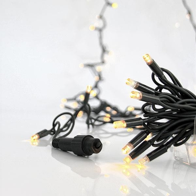 ΣΕΙΡΑ, 100 LED 5mm ΜΕ ΚΑΛΥΜΜΑ, 230V, 3 ΕΠΕΚΤΑΣΕΙΣ ΕΩΣ 9 ΣΕΤ, ΠΡΑΣΙΝΟ ΚΑΟΥΤΣΟΥΚ ΚΑΛΩΔΙΟ, DAYLIGHT LED ANA 10cm, ΠΡΟΕΚΤΑΣΗ ΠΑΡΟΧΗΣ 1.5cm, ΙΡ65