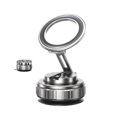 Μαγνητική βάση στήριξης smartphone αυτοκινήτου - G712 - 813423 - Silver