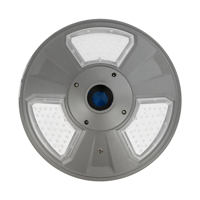 GLOBOSTAR® PARK 90500 Φωτιστικό Κεφαλής Post Top Πλατείας/Πάρκου LED 25W 2000lm 120° με Ενσωματωμένο Φωτοβολταϊκό Panel 6V 20W & Επαναφορτιζόμενη Μπαταρία Li-ion 3.2V 25000mAh με Αισθητήρα Ημέρας-Νύχτας Αδιάβροχο IP65 Ψυχρό Λευκό 6000K - Γκρι Ανθρακί - Μ50 x Π50 x Υ19cm - 2 Χρόνια Εγγύηση