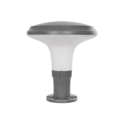 GLOBOSTAR® WHISPER 90553 Φωτιστικό Κολωνάκι Κήπου με Ντουί 1 x E27 AC 220-240V Αδιάβροχο IP65 - Γκρι Ανθρακί - Μ27 x Π27 x Υ29cm