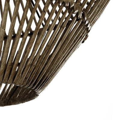 GLOBOSTAR® KEGEL 205-0048 Boho Κρεμαστό Φωτιστικό Οροφής με Ντουί 1 x E27 AC 220-240V IP20 - Μπεζ - M46 x Π46 x Υ35cm