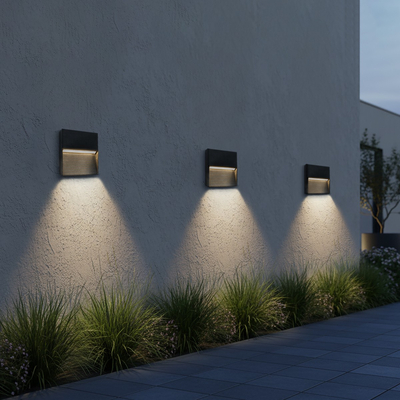 kelvo® STEPART KLV-101-0104 Μοντέρνο Φωτιστικό Σκαλοπατιού - Διαδρόμου LED 4W 500lm 45° AC 220-240V Αδιάβροχο IP65 Θερμό Λευκό 2700K - Lumileds SMD Chip & TÜV SÜD Driver - Μαύρο Ματ - Μ15 x Π3.5 x Υ15cm - 5 Χρόνια Εγγύηση