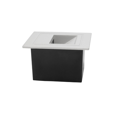 kelvo® STEPART KLV-101-0079 Μοντέρνο Χωνευτό Φωτιστικό Σκαλοπατιού - Διαδρόμου LED 3W 375lm 45° AC 220-240V Αδιάβροχο IP65 Θερμό Λευκό 2700K - Lumileds SMD Chip & TÜV SÜD Driver - Λευκό Ματ - Μ8.5 x Π5 x Υ8.5cm / Q6.72 x 6.72cm - 5 Χρόνια Εγγύηση