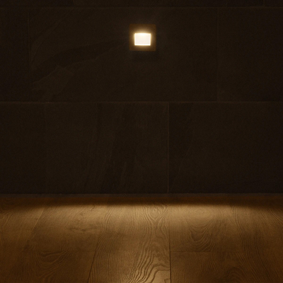 kelvo® STEPART KLV-101-0078 Μοντέρνο Χωνευτό Φωτιστικό Σκαλοπατιού - Διαδρόμου LED 3W 375lm 45° AC 220-240V Αδιάβροχο IP65 Θερμό Λευκό 2700K - Lumileds SMD Chip & TÜV SÜD Driver - Γκρι Ανθρακί Ματ - Μ8.5 x Π5 x Υ8.5cm / Q6.72 x 6.72cm - 5 Χρόνια Εγγύηση