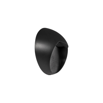 kelvo® STEPART KLV-101-0098 Μοντέρνο Φωτιστικό Σκαλοπατιού - Διαδρόμου LED 3W 375lm 45° AC 220-240V Αδιάβροχο IP65 Θερμό Λευκό 2700K - Lumileds SMD Chip & TÜV SÜD Driver - Μαύρο Ματ - Μ26 x Π5.5 x Υ13cm - 5 Χρόνια Εγγύηση