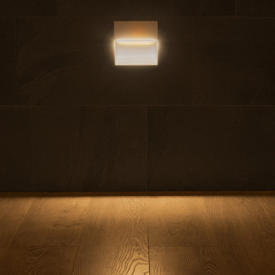 kelvo® STEPART KLV-101-0106 Μοντέρνο Φωτιστικό Σκαλοπατιού - Διαδρόμου LED 4W 500lm 45° AC 220-240V Αδιάβροχο IP65 Θερμό Λευκό 2700K - Lumileds SMD Chip & TÜV SÜD Driver - Λευκό Ματ - Μ15 x Π3.5 x Υ15cm - 5 Χρόνια Εγγύηση