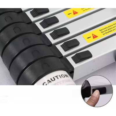 Πτυσσόμενη πολυμορφική σκάλα αλουμινίου - 103 - 6.4m - 711079