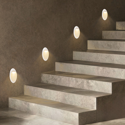 kelvo® STEPART KLV-101-0103 Μοντέρνο Φωτιστικό Σκαλοπατιού - Διαδρόμου LED 3W 375lm 45° AC 220-240V Αδιάβροχο IP65 Θερμό Λευκό 2700K - Lumileds SMD Chip & TÜV SÜD Driver - Λευκό Ματ - Μ13 x Π5.5 x Υ26cm - 5 Χρόνια Εγγύηση