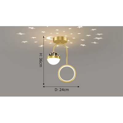 Φωτιστικό οροφής LED με Φωτορυθμικό - PH016 - 941990