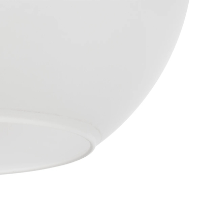 GLOBOSTAR® GABIA 206-0001 Μοντέρνο Κρεμαστό Φωτιστικό Οροφής με Ντουί 1 x E27 AC 220-240V IP20 - Λευκό - Μ25 x Π25 x Υ26cm