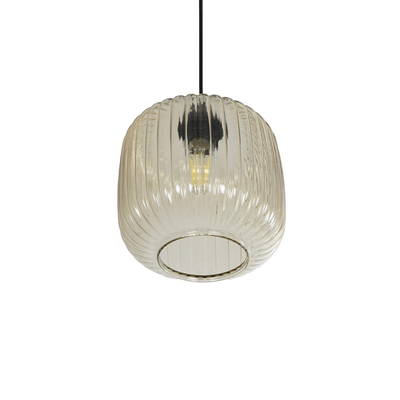 GLOBOSTAR® MELONI 206-0016 Μοντέρνο Κρεμαστό Φωτιστικό Οροφής με Ντουί 1 x E27 AC 220-240V IP20 - Mελί - Μ20 x Π20 x Υ24cm