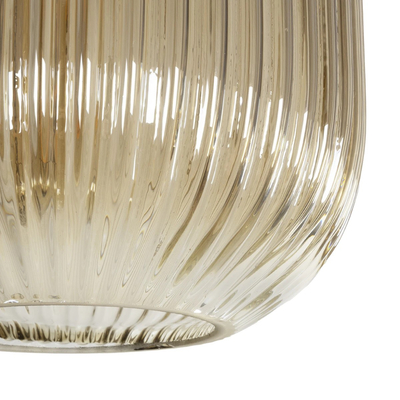 GLOBOSTAR® MELONI 206-0020 Μοντέρνο Κρεμαστό Φωτιστικό Οροφής με Ντουί 1 x E27 AC 220-240V IP20 - Mελί - Μ20 x Π20 x Υ38cm