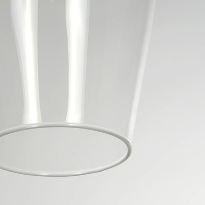 GLOBOSTAR® BOHEMIA 206-0039 Μοντέρνο Κρεμαστό Φωτιστικό Οροφής με Ντουί 1 x E27 AC 220-240V IP20 - Διάφανο - Μ15 x Π15 x Υ40cm