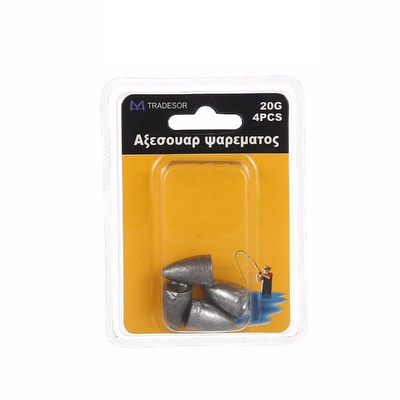 Βαρίδια αλιείας - 40gr - 2pcs - 930142