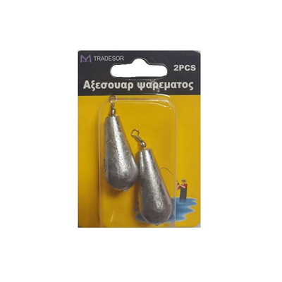 Βαρίδια αλιείας με στριφτάρι - 50g - 2pcs - 930151