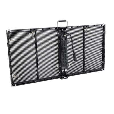 GLOBOSTAR® TRUEVIEW 41006 Διάφανη Οθόνη Video Wall P3.91 Καμπίνα 100x50cm LED 130W 3840Hz 32768 Dots ≥4500cd/㎡ Nits AC 220-240V Εξωτερικού Χώρου IP65 Full Color S1/8 14Bits - Κάρτα NovaStar A5S-N - Nationstar SMD1921 & Yuanchi Driver - Μ100 x Π8 x Υ50cm - 2 Χρόνια Εγγύηση