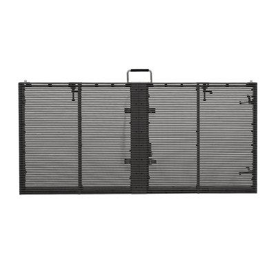 GLOBOSTAR® TRUEVIEW 41006 Διάφανη Οθόνη Video Wall P3.91 Καμπίνα 100x50cm LED 130W 3840Hz 32768 Dots ≥4500cd/㎡ Nits AC 220-240V Εξωτερικού Χώρου IP65 Full Color S1/8 14Bits - Κάρτα NovaStar A5S-N - Nationstar SMD1921 & Yuanchi Driver - Μ100 x Π8 x Υ50cm - 2 Χρόνια Εγγύηση