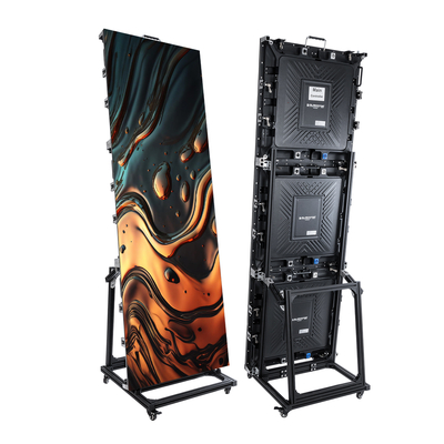 GLOBOSTAR® STANDWALL 41008 Διαφημιστικό Stand Προβολής / Οθόνη Video Wall P1.86 Καμπίνα 64x192cm LED 195W 3840Hz 288906 Dots ≥600cd/㎡ Nits AC 220-240V Εσωτερικού Χώρου IP31 Full Color S1/43 14Bits - Κάρτα NovaStar MRV412 - Controller TB1-4G - Kinglight SMD1515 & CZCL Driver - Μ64 x Π8 x Υ192cm - 2 Χρόνια Εγγύηση