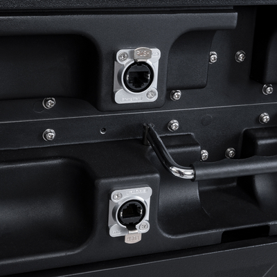 GLOBOSTAR® STANDWALL 41009 Διαφημιστικό Stand Προβολής / Οθόνη Video Wall P2.5 Καμπίνα 64x192cm LED 216W 3840Hz 160000 Dots ≥5000cd/㎡ Nits AC 220-240V Εξωτερικού Χώρου IP65 Full Color S1/16 14Bits - Κάρτα NovaStar MRV412 - Controller TB1-4G - Kinglight SMD1415 & CZCL Driver - Μ64 x Π8 x Υ192cm - 2 Χρόνια Εγγύηση