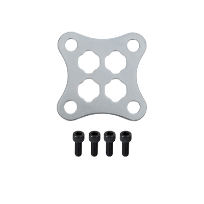 GLOBOSTAR® PLATE 41045 Σύνδεσμος Ένωσης Καμπίνων για Οθόνες LED Video Wall με Διαστάσεις Καμπίνας 50x50cm & 100x100cm - Μ9 x Π0.3 x Υ9cm