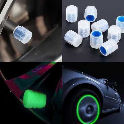 Καπάκι βαλβίδας ελαστικών αυτοκινήτου φωσφορίζον - R-Z17201-4U - 140532 - Orange