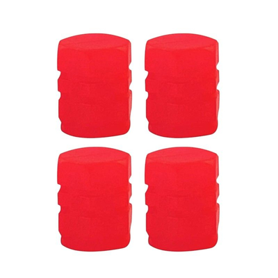 Καπάκι βαλβίδας ελαστικών αυτοκινήτου φωσφορίζον - R-Z17201-4U - 140532 - Red