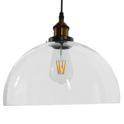 GLOBOSTAR® WICKHAM 01171 Vintage Κρεμαστό Φωτιστικό Οροφής με Ντουί 1 x E27 AC 220-240V IP20 - Πολύχρωμο - Μ30 x Π30 x Y25cm