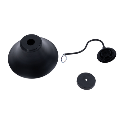 GLOBOSTAR® BELL 01038 Vintage Φωτιστικό Τοίχου - Απλίκα με Ντουί 1 x E27 AC 220-240V IP20 - Μαύρο - Μ35 x Π28.5 x Υ30cm