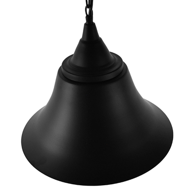 GLOBOSTAR® CLOCHER 01041 Vintage Κρεμαστό Φωτιστικό Οροφής με Ντουί 1 x E27 AC 220-240V IP20 - Μαύρο - Μ29 x Π29 x Υ34cm