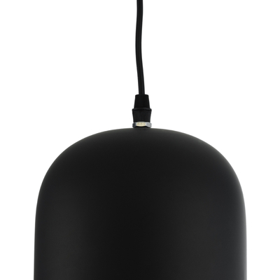 GLOBOSTAR® CHARLO 01214 Vintage Κρεμαστό Φωτιστικό Οροφής με Ντουί 1 x E27 AC 220-240V IP20 - Μαύρο & Χρυσό - Μ26 x Π26 x Υ16cm