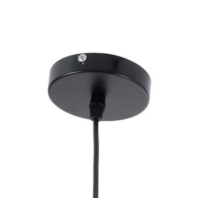 GLOBOSTAR® FERCLA 01224 Μοντέρνο Κρεμαστό Φωτιστικό Οροφής με Ντουί 1 x E27 AC 220-240V IP20 - Χάλκινο & Λευκό - Μ27 x Π27 x Υ25cm