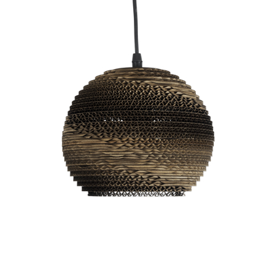 GLOBOSTAR® SANTORINI 01288 Boho Κρεμαστό Φωτιστικό Οροφής με Ντουί 1 x E27 AC 220-240V IP20 - Καφέ - Μ20 x Π20 x Y16cm