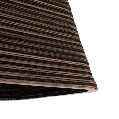 GLOBOSTAR® SANTORINI 01295 Boho Κρεμαστό Φωτιστικό Οροφής με Ντουί 1 x E27 AC 220-240V IP20 - Καφέ - Μ38 x Π38 x Υ30cm