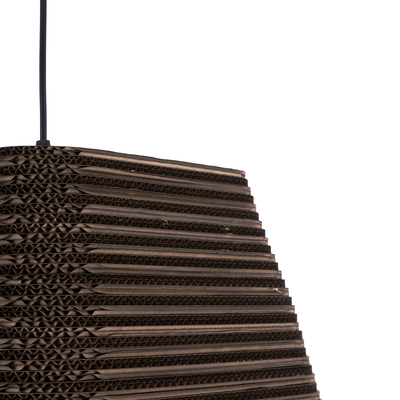 GLOBOSTAR® SANTORINI 01295 Boho Κρεμαστό Φωτιστικό Οροφής με Ντουί 1 x E27 AC 220-240V IP20 - Καφέ - Μ38 x Π38 x Υ30cm